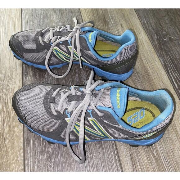 New Balance 520 TRAIL Women’s US Size 8 Running Sneaker Shoes WE520SB1 Gray Blue - Picture 6 of 11